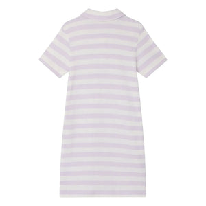 Bonpoint - Vestido a rayas de lobo hembra | Blanco