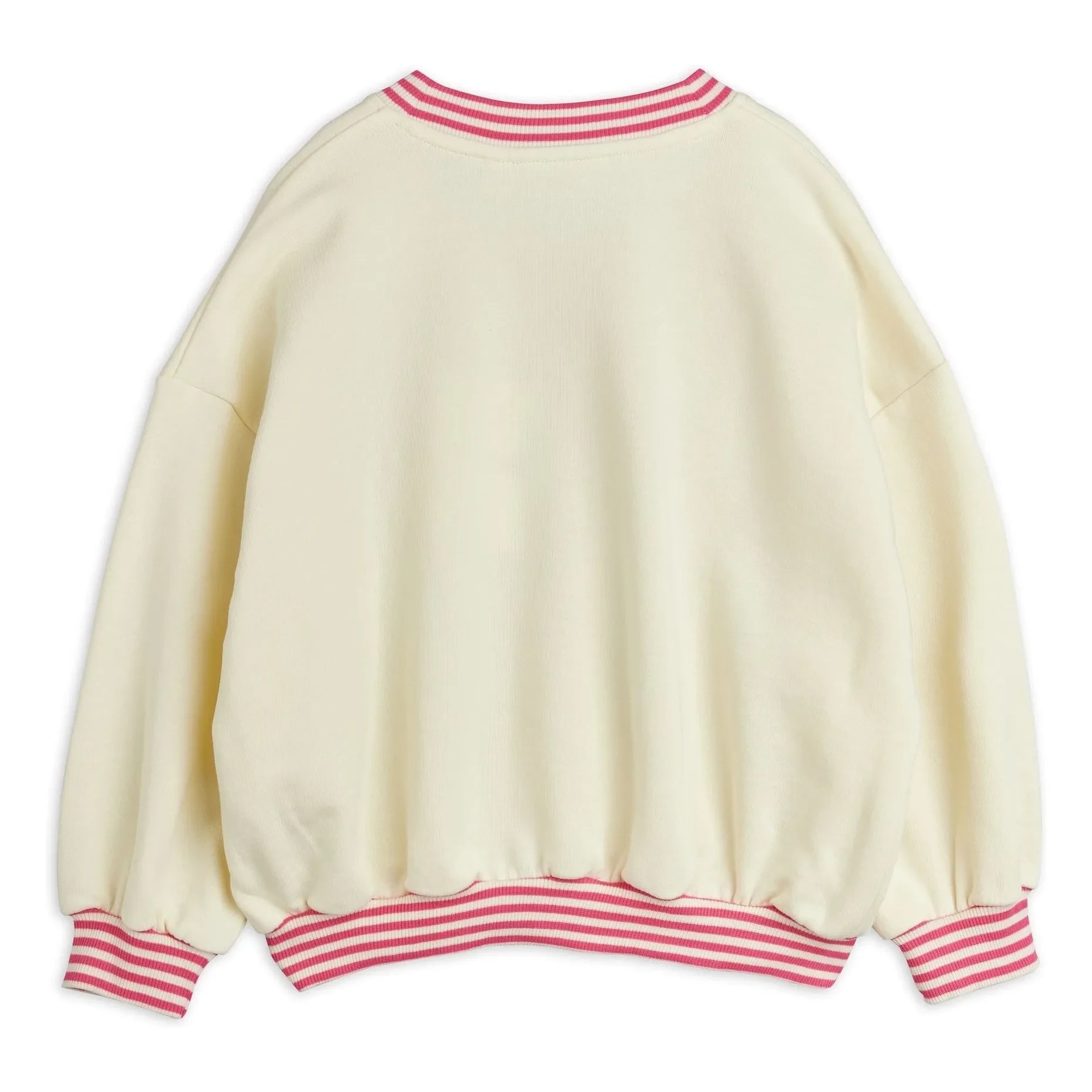 Mini Rodini - Sudadera de rayas Ping Pong de algodón orgánico | Blanco
