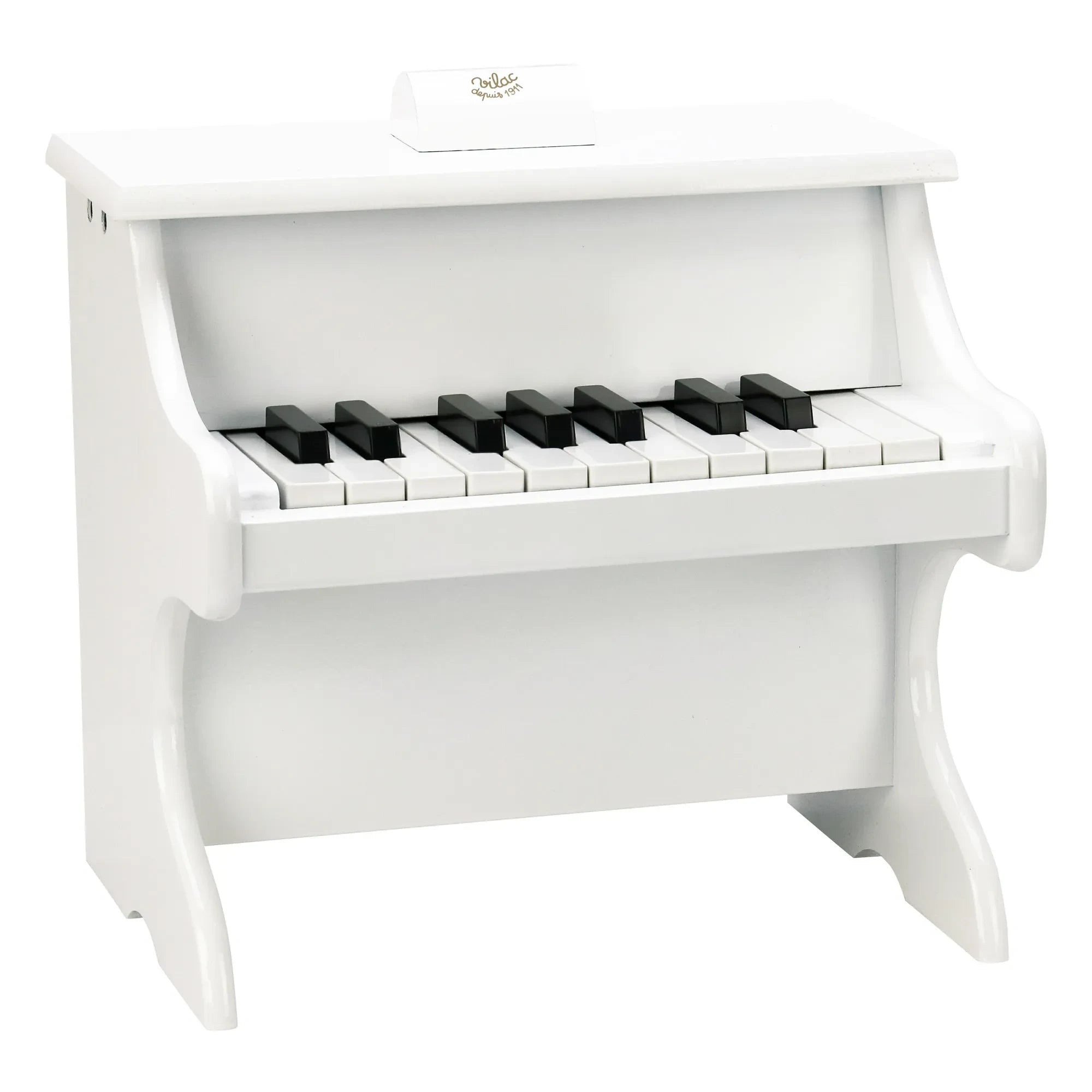 Vilac - Piano de 18 teclas con partituras | Blanco
