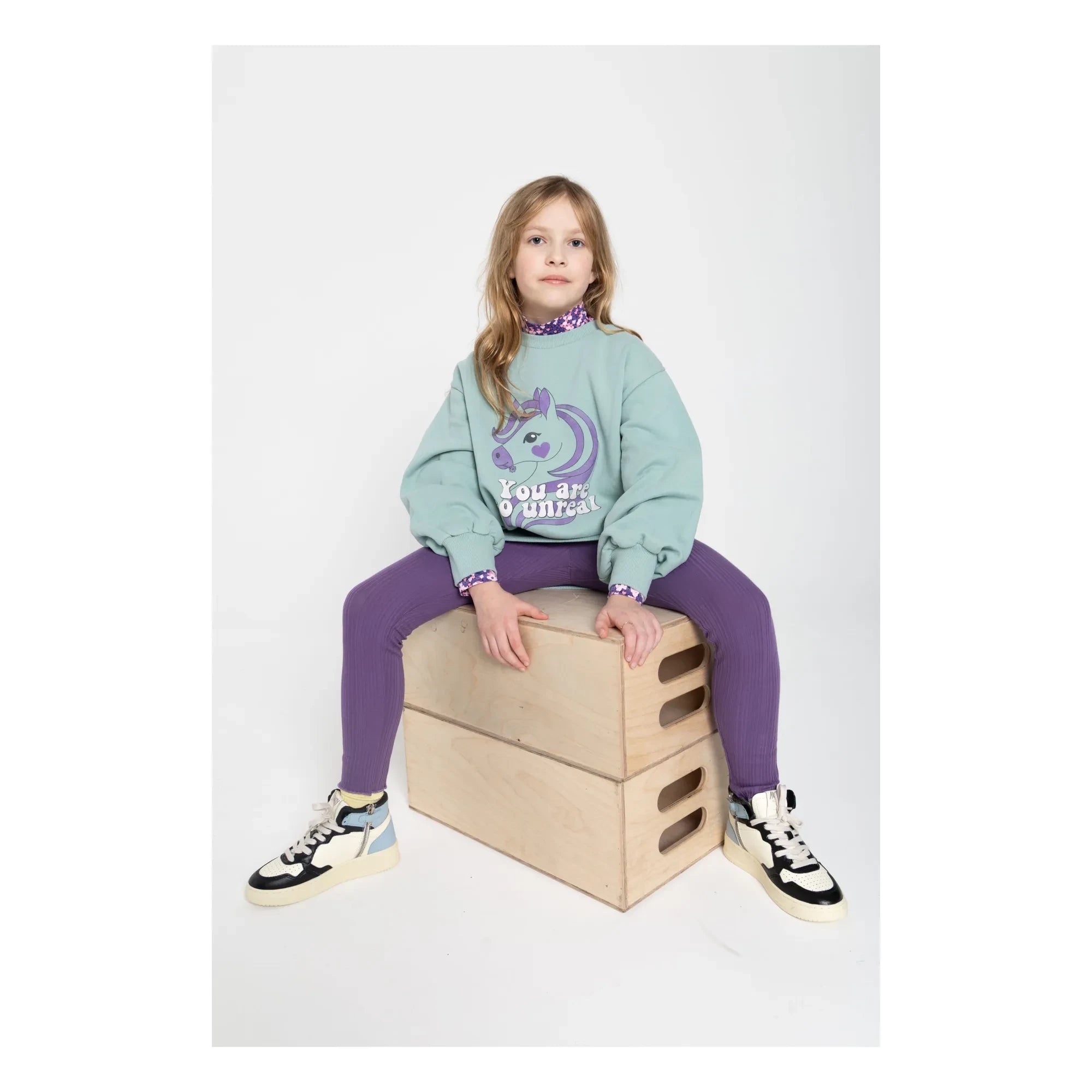 Hundred Pieces - Bisiklet yaka sweatshirt | Adaçayı