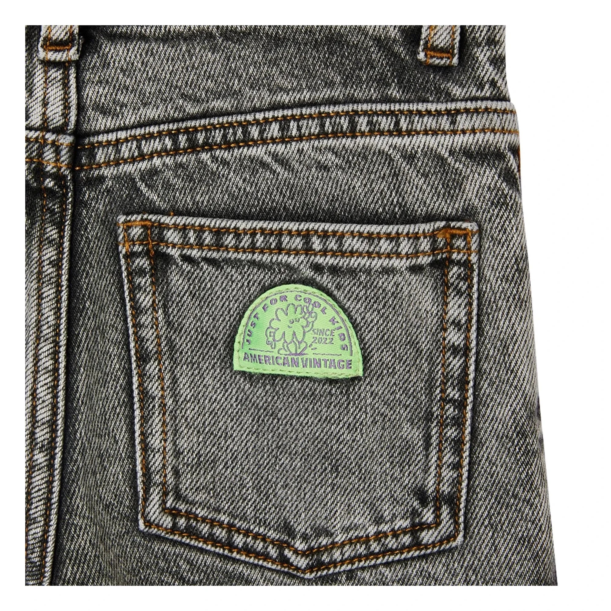 American Vintage - Jean recto Yopday | Vaquero gris oscuro