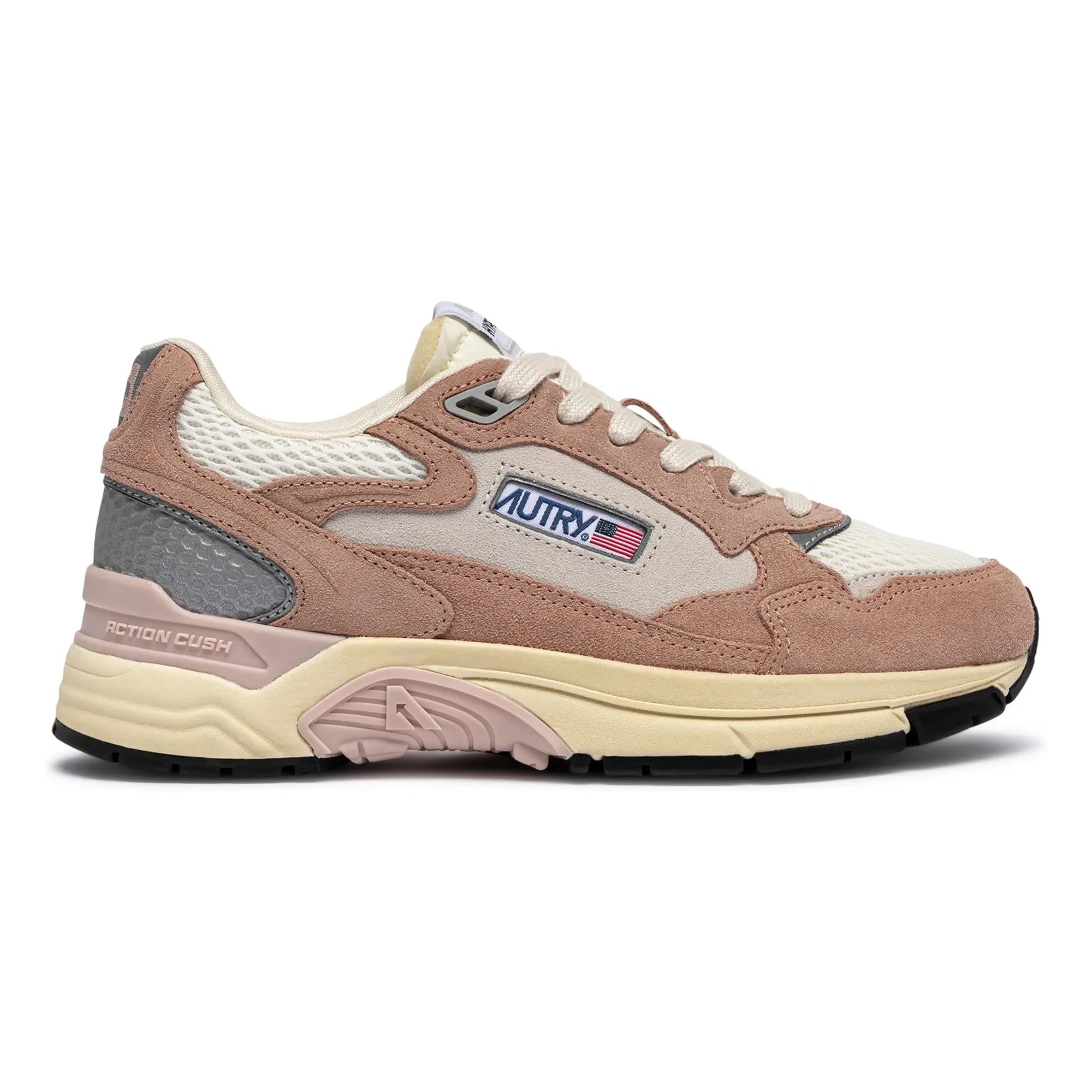 Autry - Hyperway Low Süet Sneakers | Toz pembe