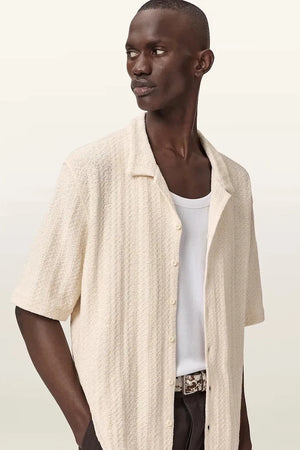 AllSaints TRACE Camisa de algodón