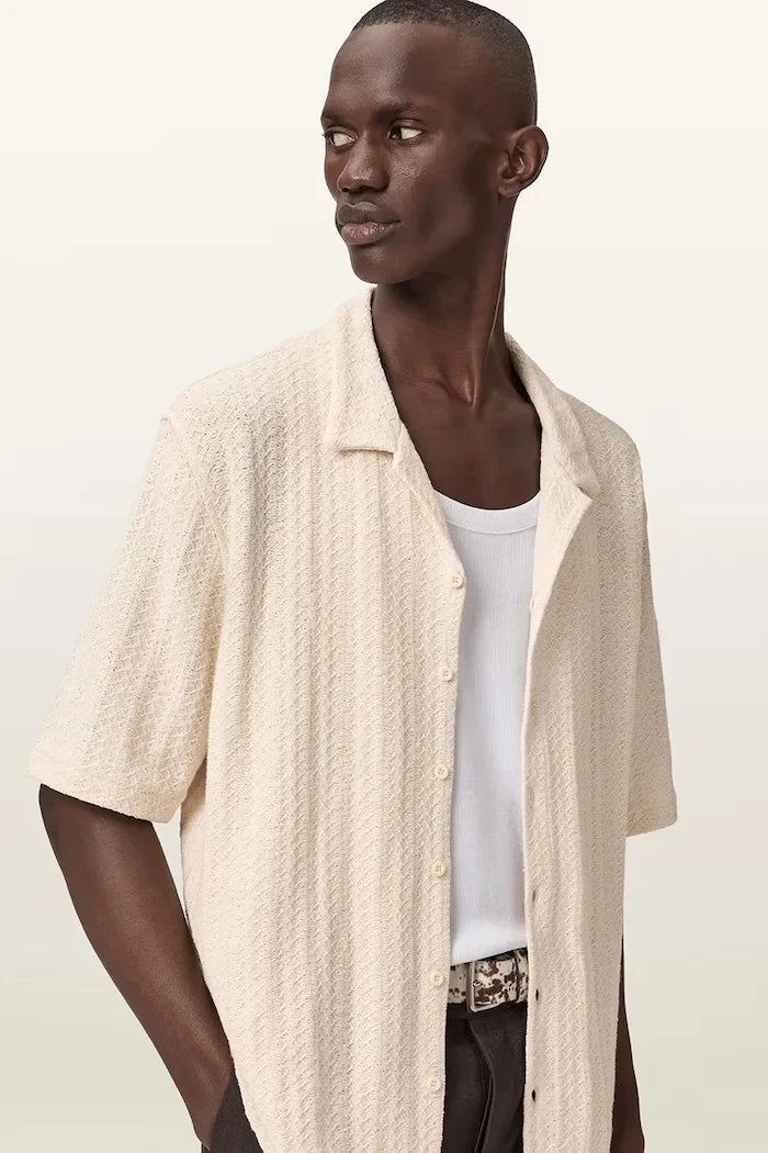 AllSaints TRACE Camisa de algodón
