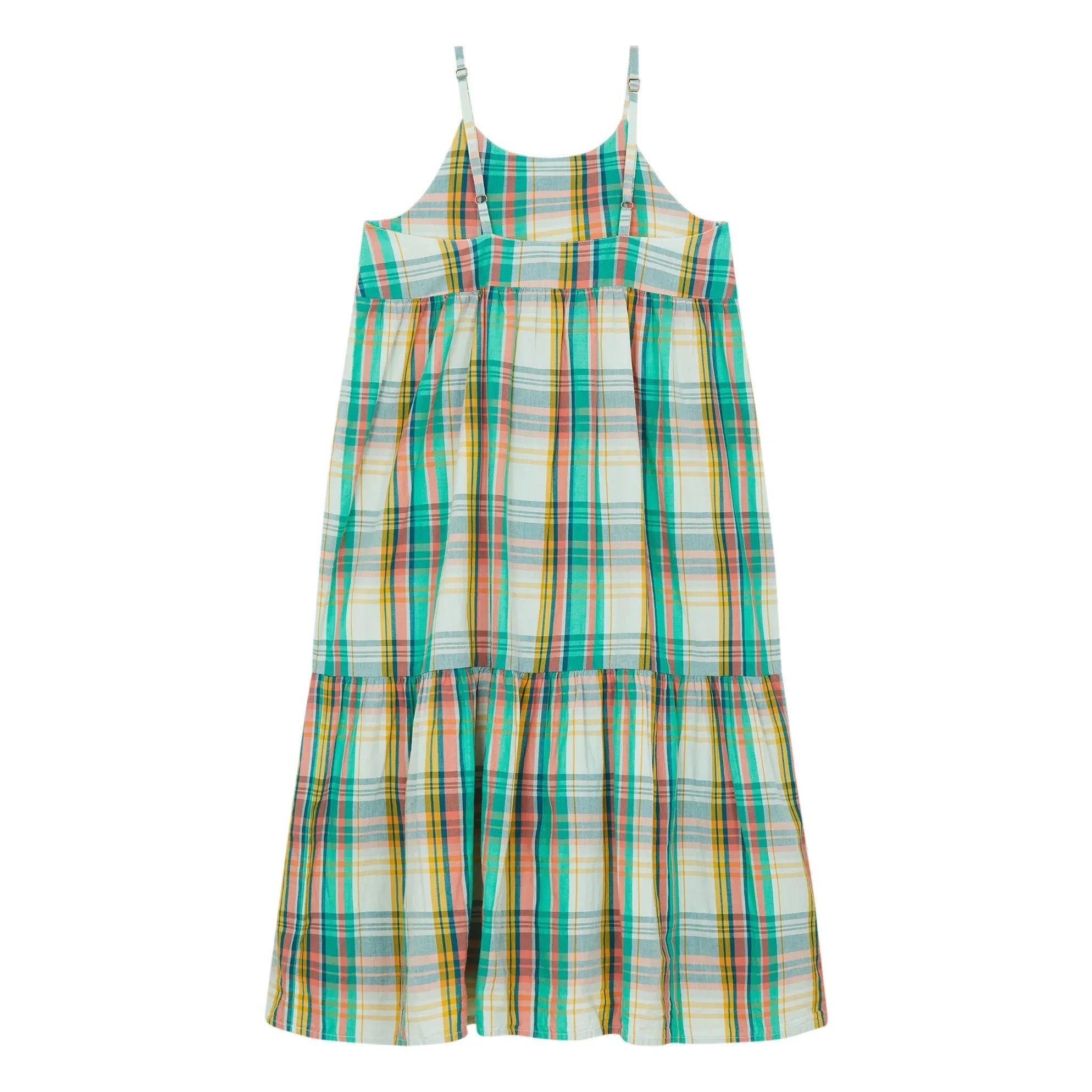 Hundred Pieces - Vestido Sanda a Cuadros | Melocotón