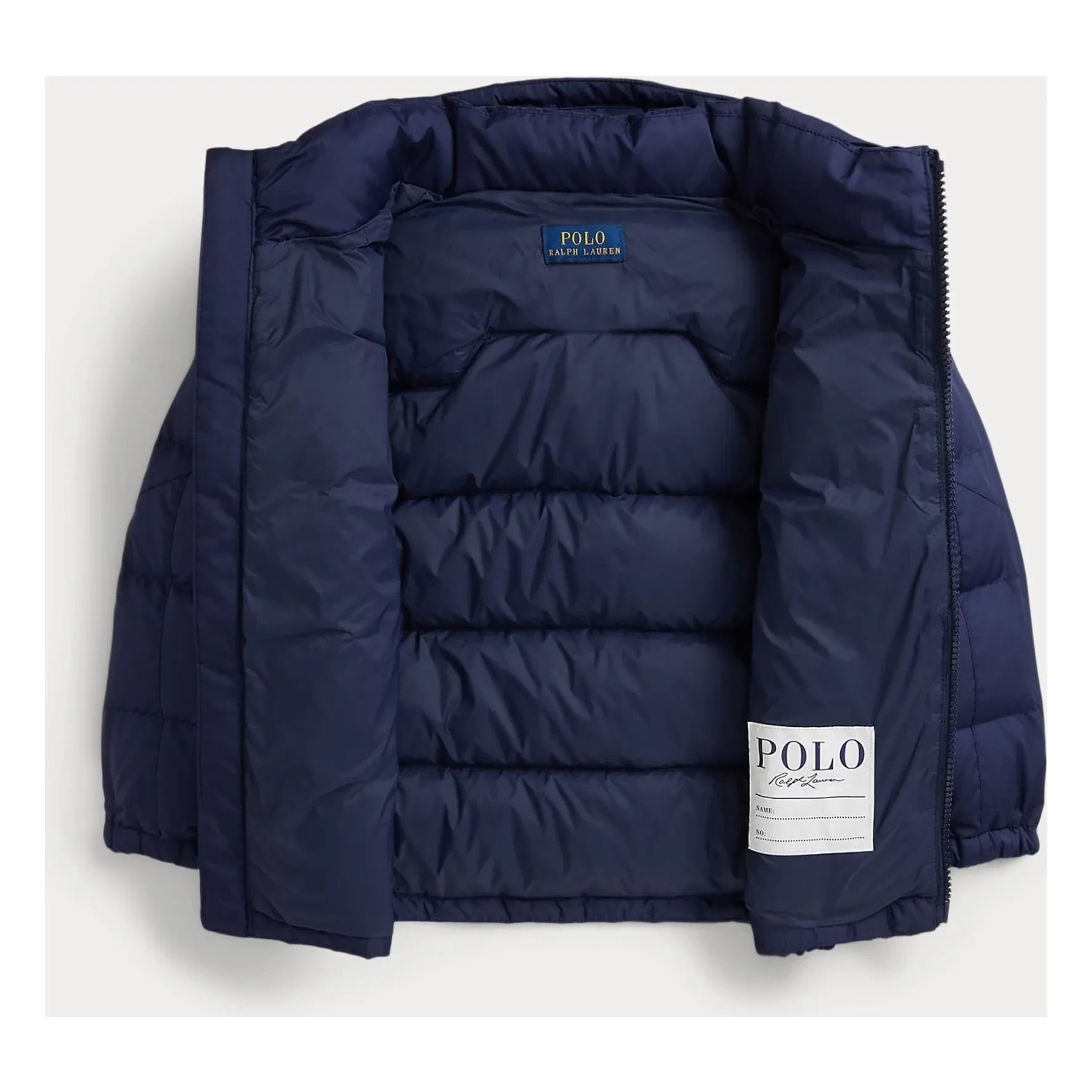 Ralph Lauren - Chaqueta acolchada con logotipo de fibra reciclada | Azul marino
