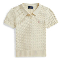 Ralph Lauren - Polo de punto fino | Crema