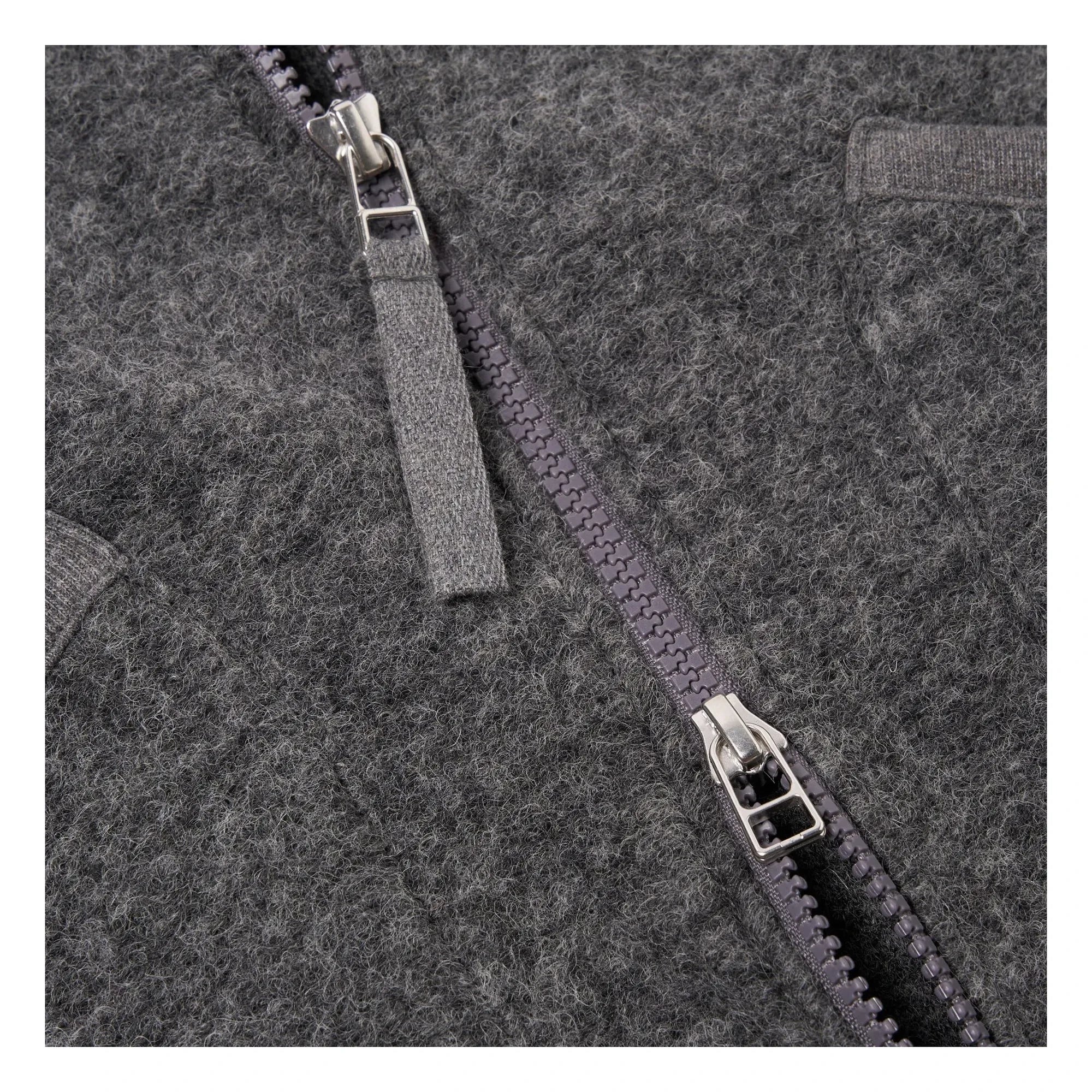 Universal Works - Chaqueta bomber de lana con cremallera | Gris