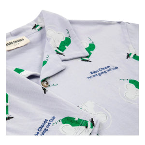 Bobo Choses - Conjunto de camiseta y pantalón corto de ratones de algodón orgánico | Morado