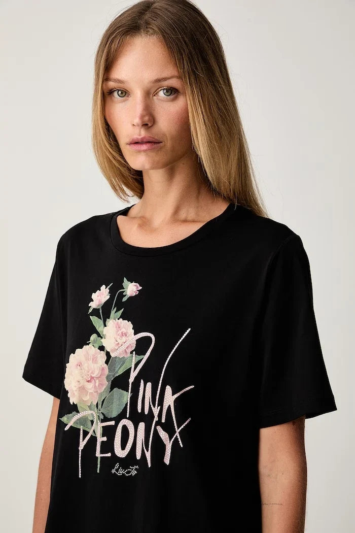 Camiseta de algodón para mujer Liu Jo