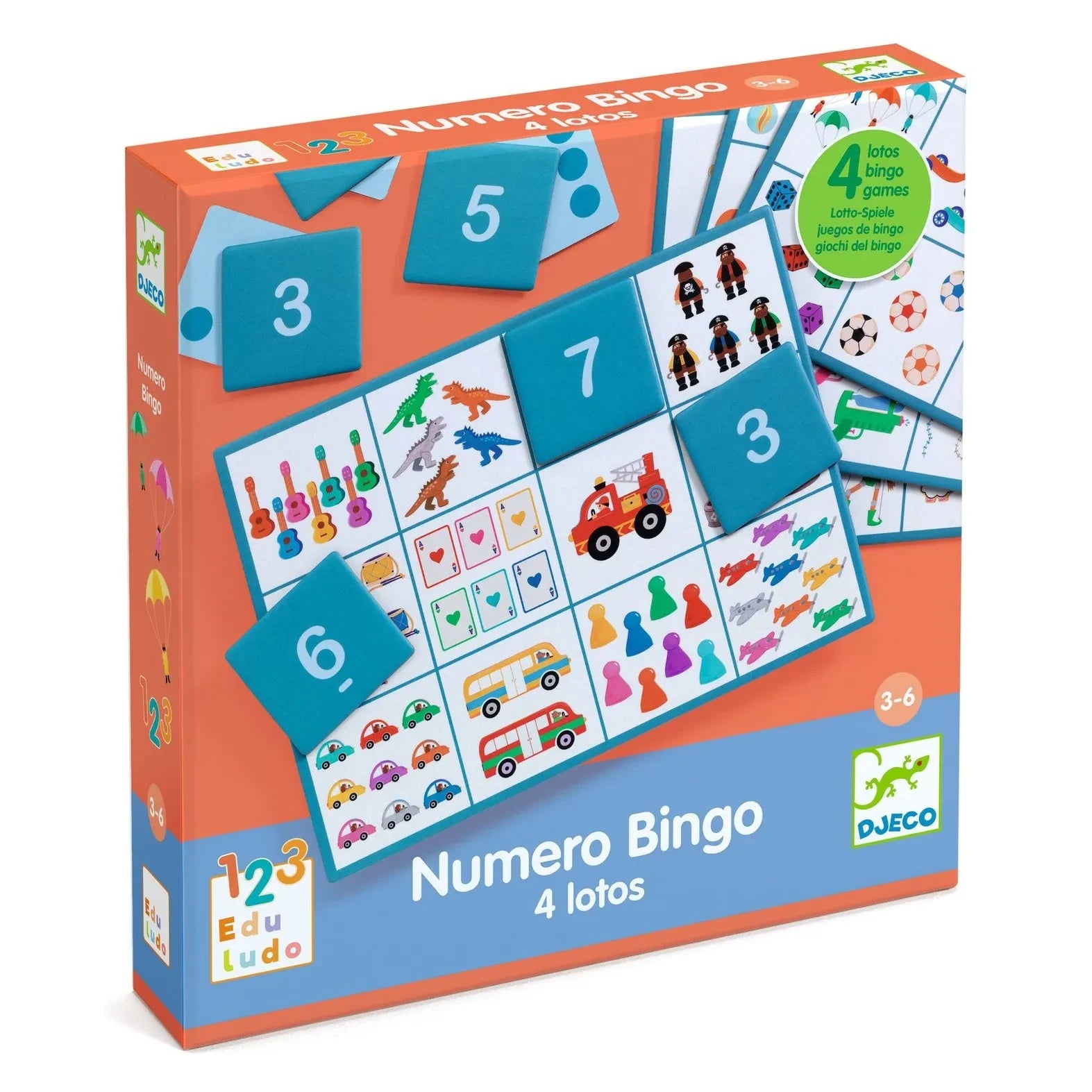 Djeco - Numero Bingo Piyango Oyunu