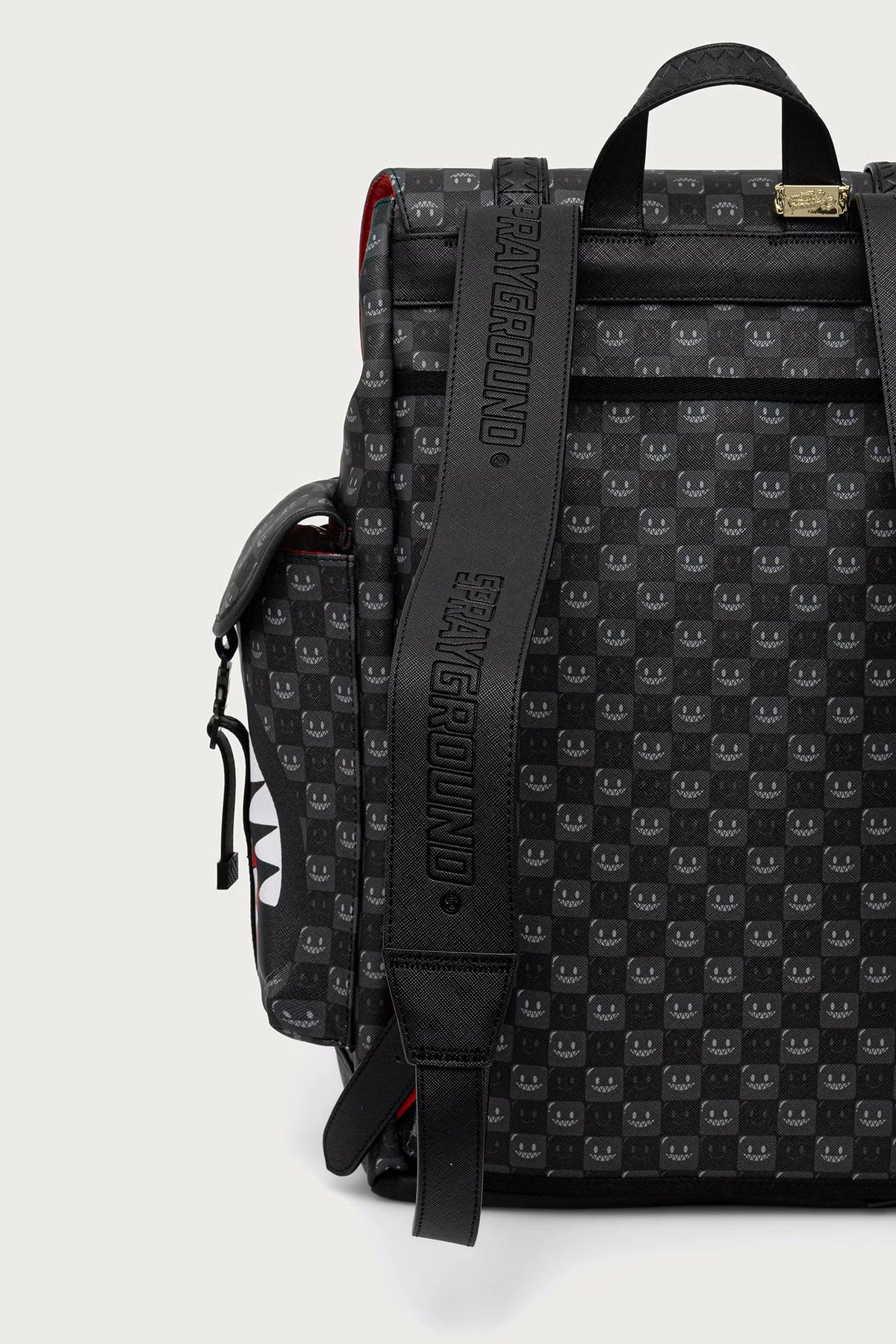 Sprayground - Mochila Negra con Tiburones en París 910B9311NSZ
