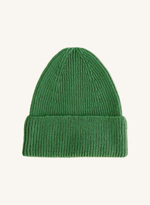 Hvid - Gorra Fonzie de lana merino | Verde