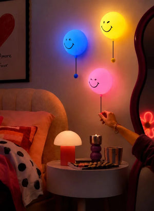MOB - Bubbly Aplique de Pared - MOB x Smiley World | Amarillo