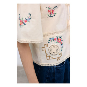 the new society - Blusa Narcise Pamuk | Crudo