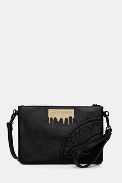 Sprayground - Bolso de hombro de cuero sintético negro 910B9044NSZ