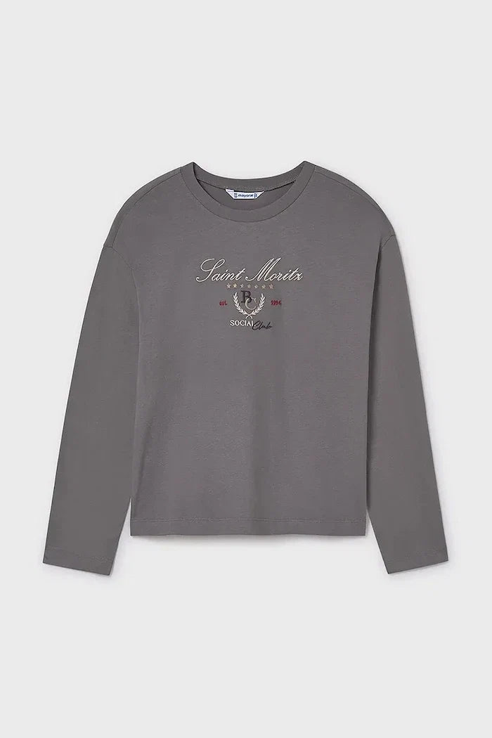Blusa de algodón de manga larga Mayoral