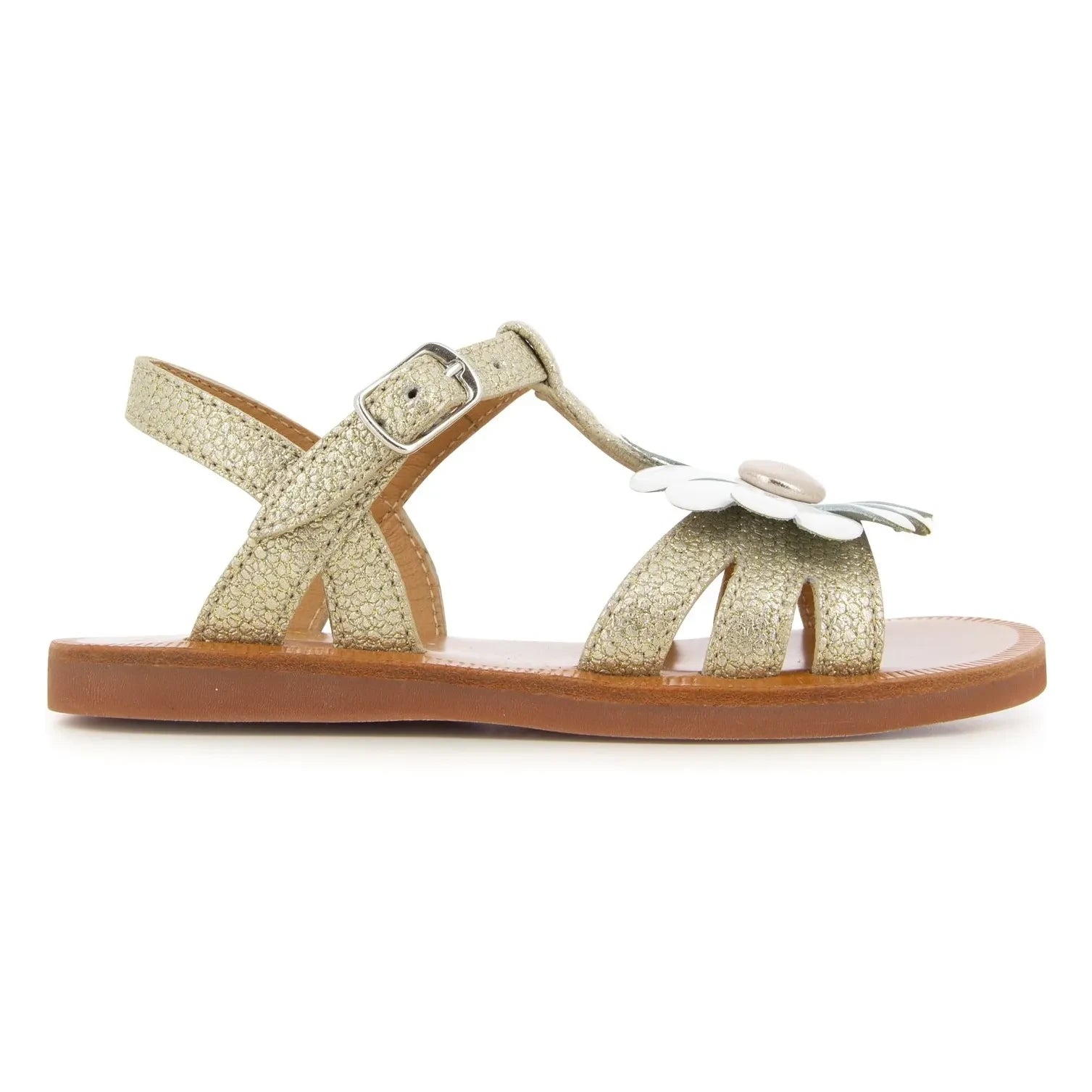 Pom d'Api - Sandalias Plagette Big Flo | Oro