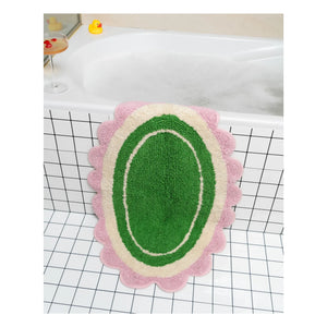 Tarta Gelatina - Alfombrilla de baño Carmen | Verde