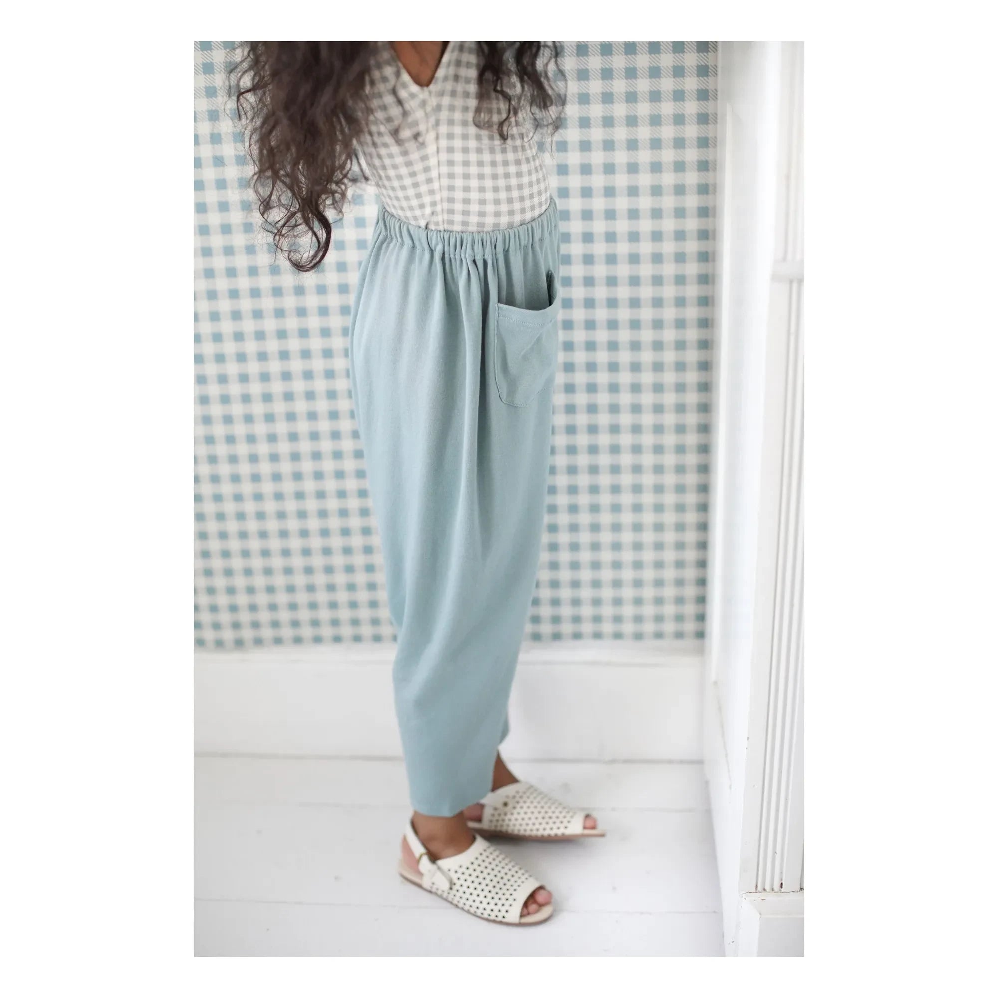 Soor Ploom - Pantalón Harem | Azul glacial