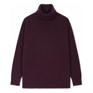 Bompard - Suéter de cuello alto con diseño de martillo en cachemira | Baya