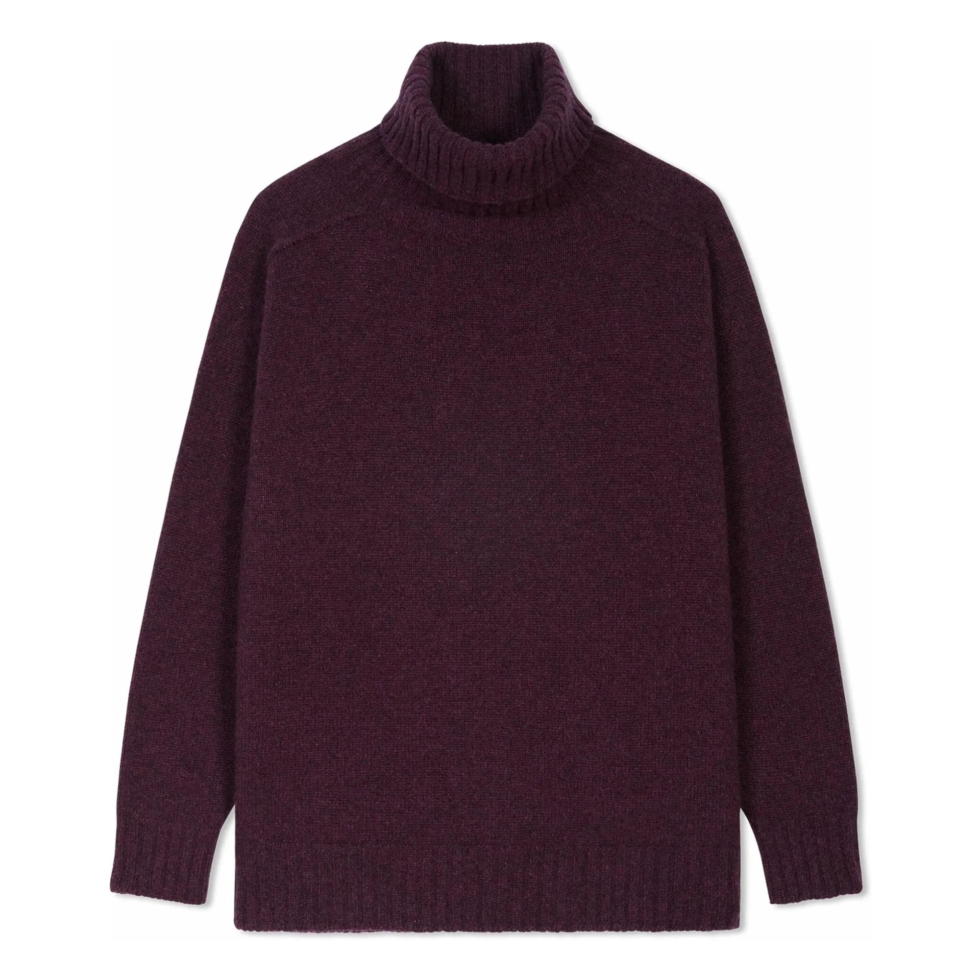 Bompard - Suéter de cuello alto con diseño de martillo en cachemira | Baya