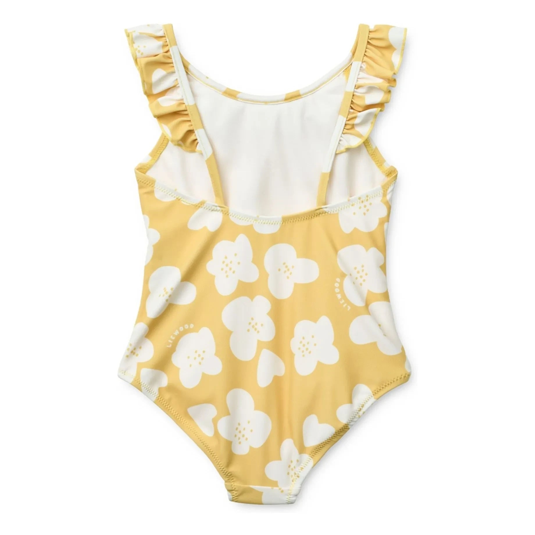 Liewood - Kallie Fleuri Maillot de baño de fibras recicladas | Amarillo