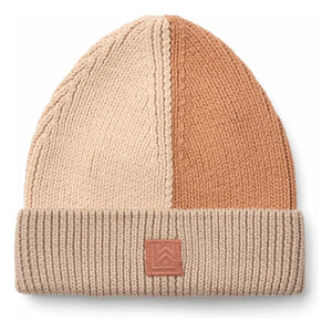 Liewood - Sombrero de Algodón Orgánico con Bloques de Color Ezra | Rosa