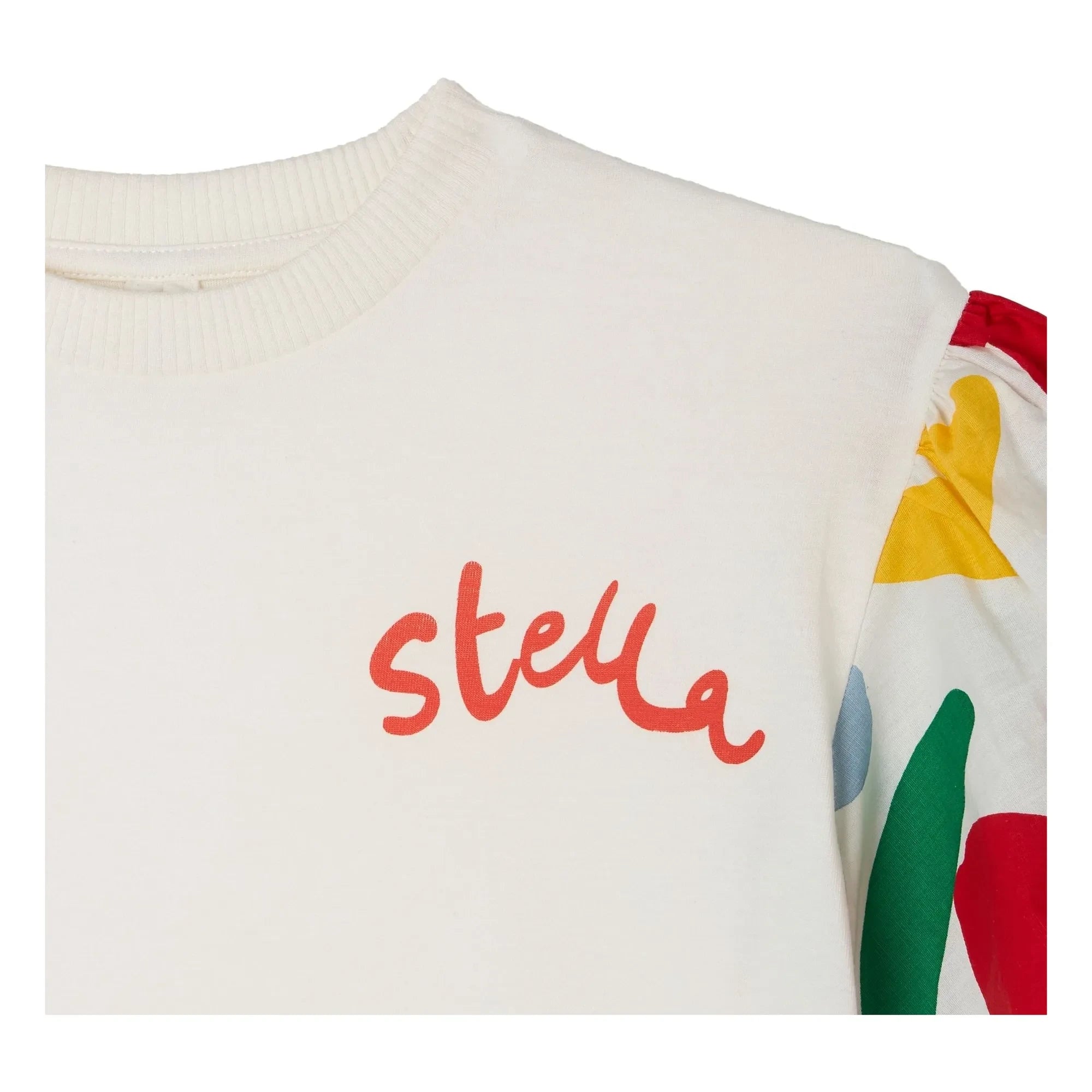 Stella McCartney Kids - Camiseta Stella Fleuri | Marfil