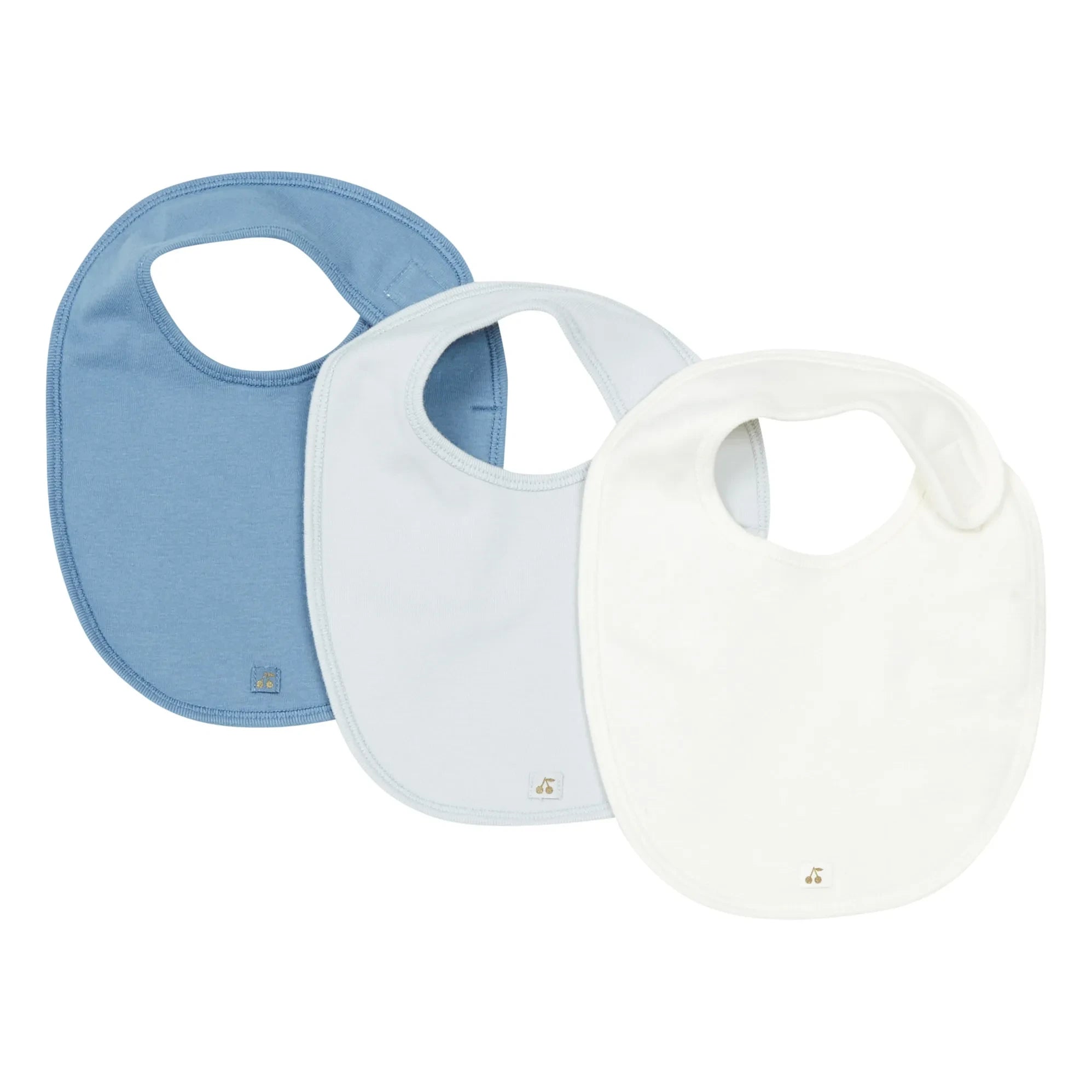 Bonpoint - Set de 3 baberos | Azul claro