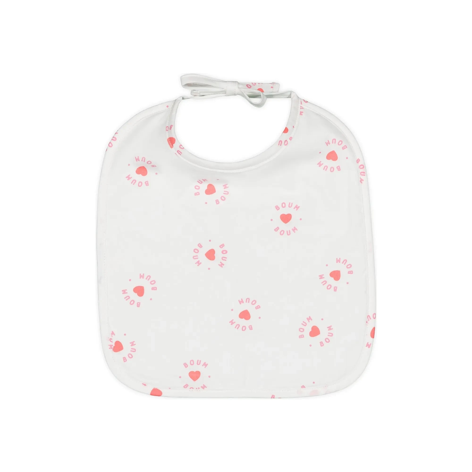 Rose in April - Bib Anna Boum Boum | Blanco
