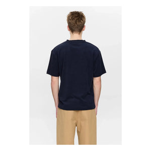 Anerkjendt - Camiseta de rizo Akvillads | Azul oscuro