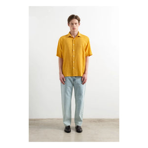 Edmmond Studios - Camisa de manga corta color mostaza Straw Land