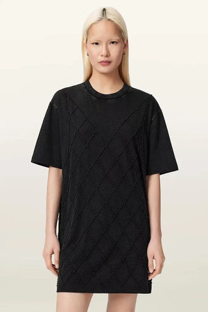 AllSaints Vestido oversize de algodón DARCY