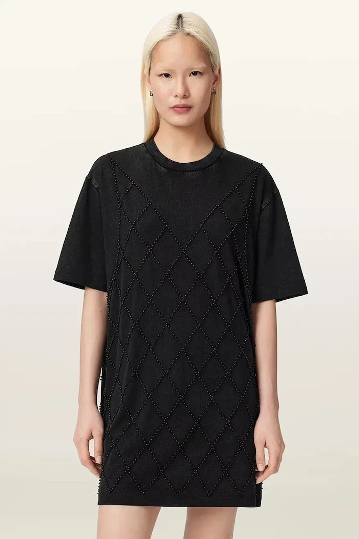 AllSaints Vestido oversize de algodón DARCY