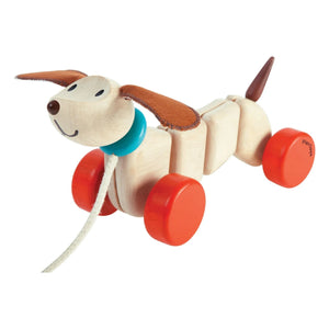 Plan Toys - Perro Teak de arrastre