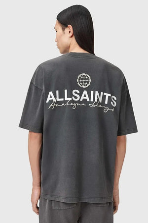 Camiseta de algodón AllSaints EMBLEM