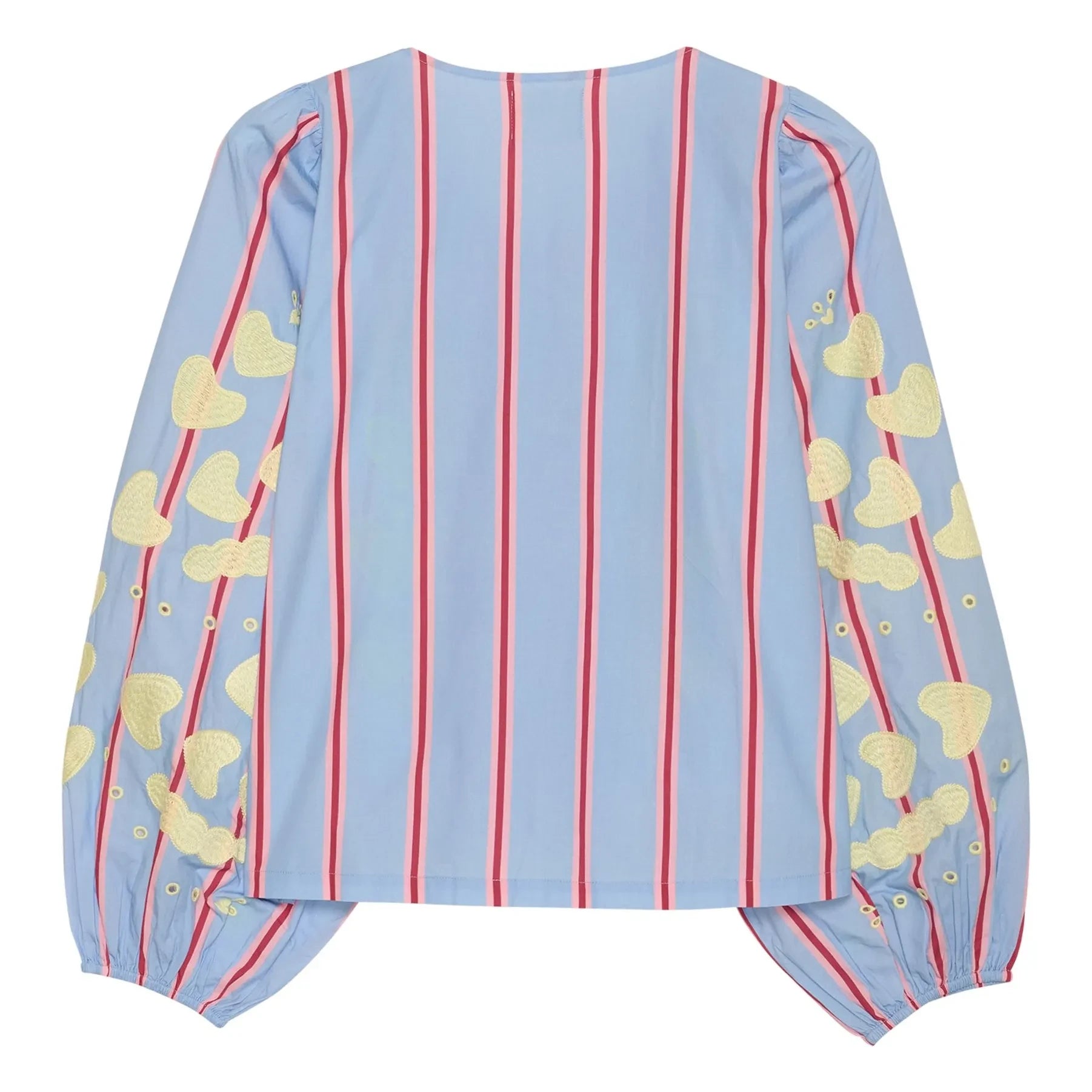 SISSEL EDELBO - Blusa Elisabeth de algodón orgánico | Azul