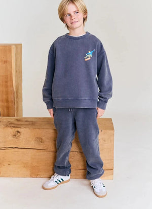 AO76 - Jogger Roman SW Algodón Reciclado | Gris carbón