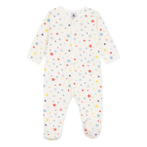 Petit Bateau - Pijama Dors Bien Estrellas | Blanco