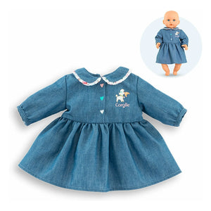 Corolle - Vestido para muñeca de 30 cm Un week-end à Paris | Azul denim