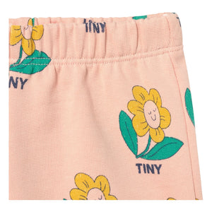 Tinycottons - Jogger de algodón orgánico con estampado floral | Rosa