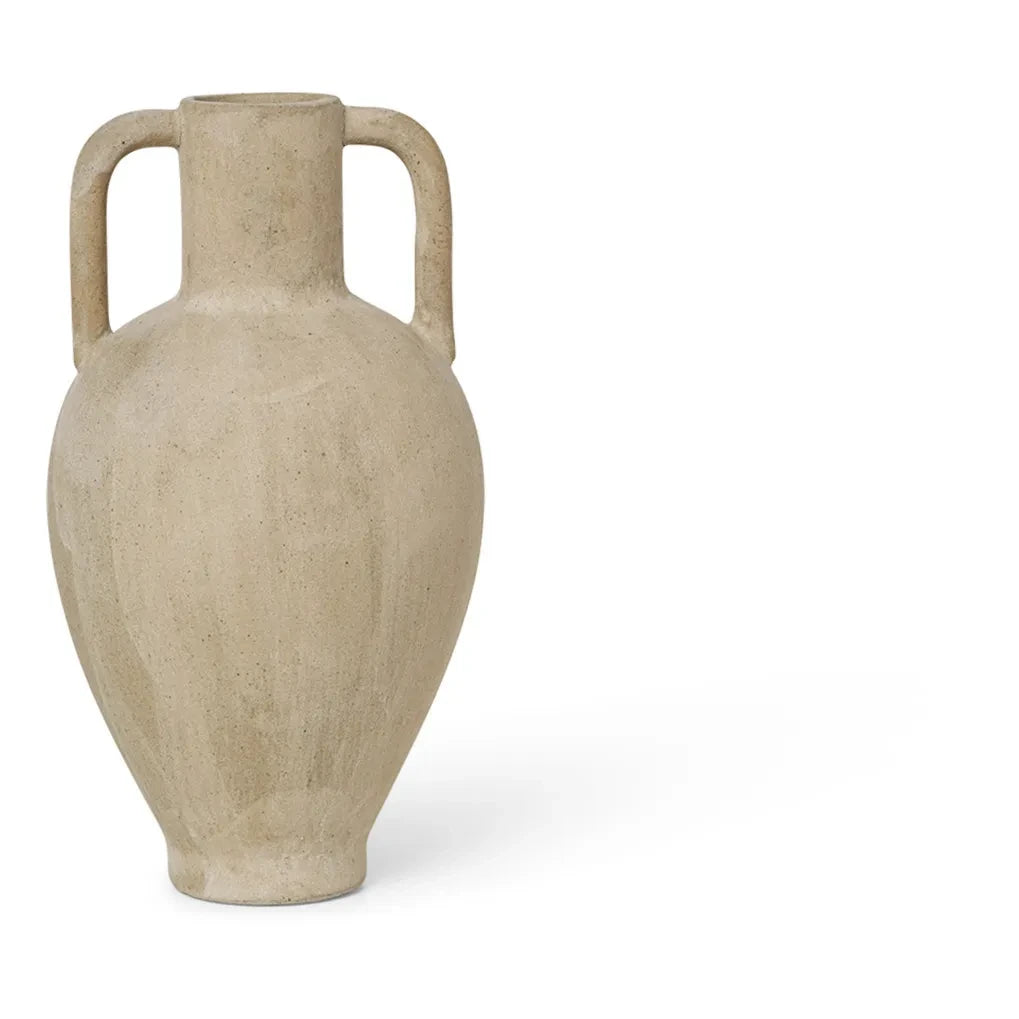 Ferm Living - Jarrón de Porcelana Ary Mini | Arena