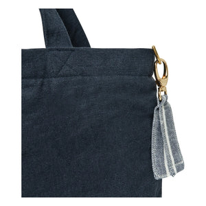 Adorna - Bolso tote de lino | Azul marino