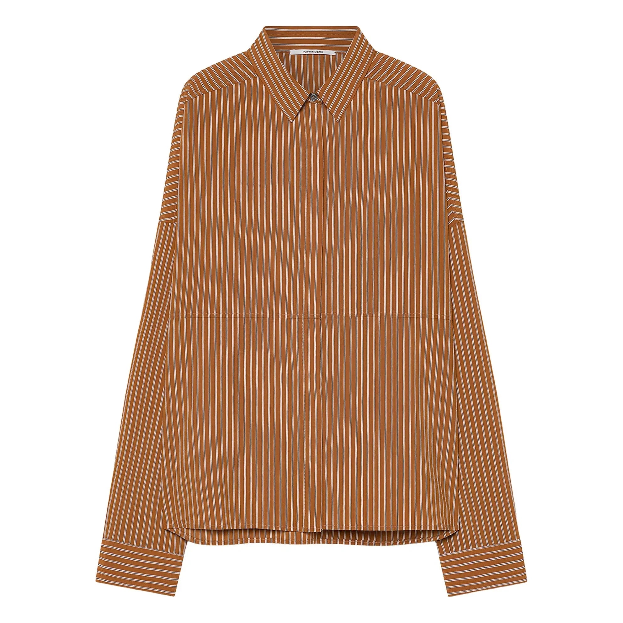 Pomandère - Camisa de rayas | Albaricoque