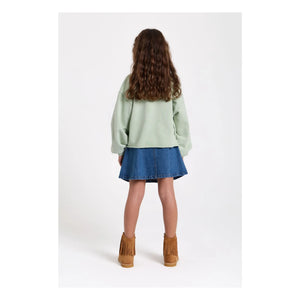 Hundred Pieces - Sudadera de algodón orgánico Belmont | Salvia