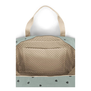 Rose in April - Bolso de maternidad estampado Raphaël Kalp | Azul claro