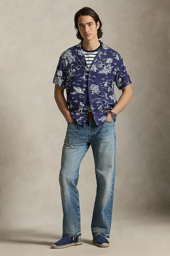 Camisa de viscosa Polo Ralph Lauren para hombre