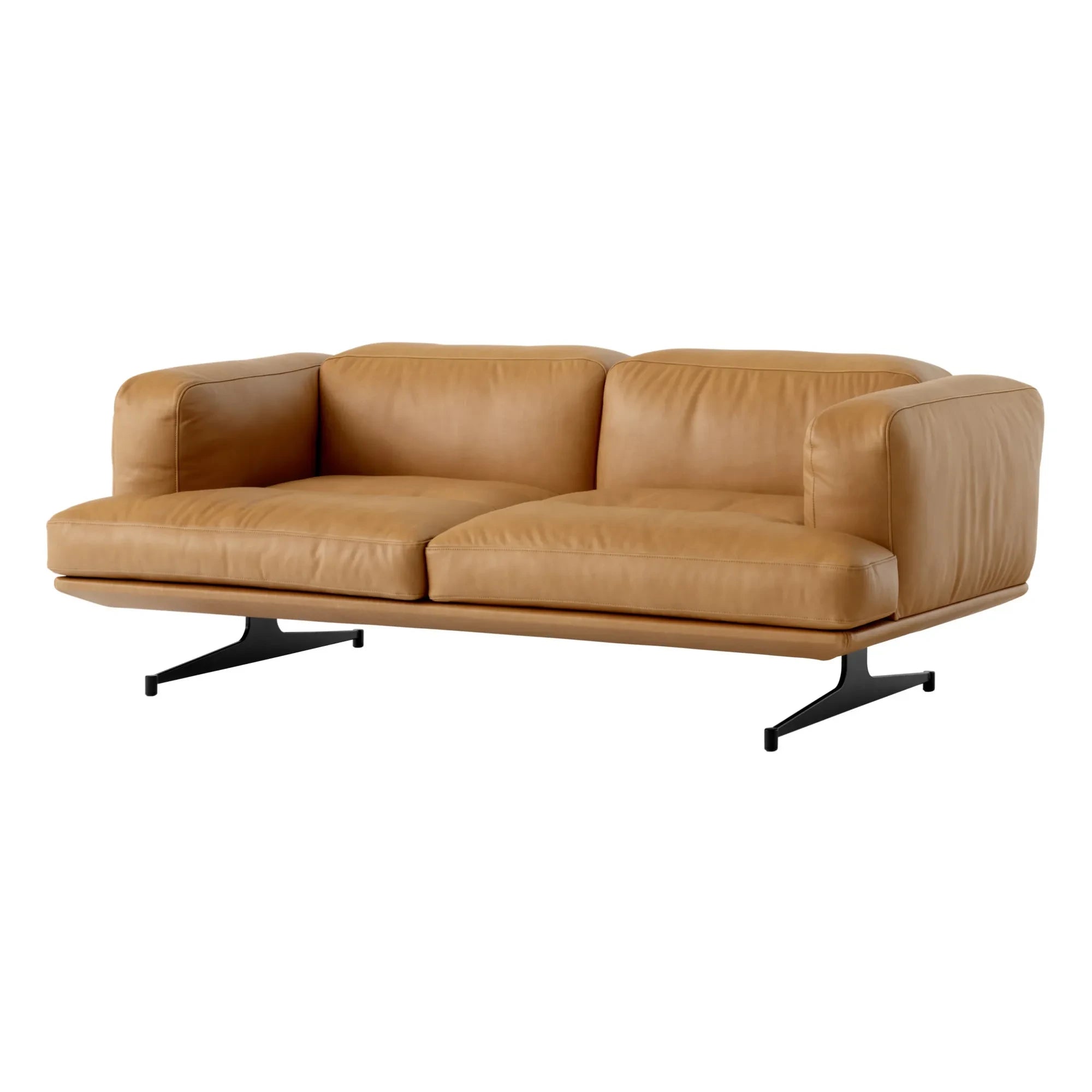 & Tradition - Sofá Inland AV22, piel fina | Coñac