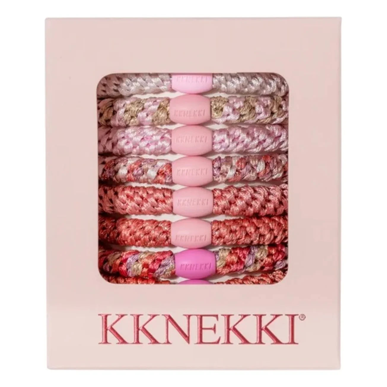 Bon Dep - Set de 8 gomas para el pelo Kknekki Ballet Edition | Rosa Claro